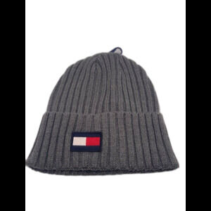 【NEW】Tommy Hilfiger Men's Fisherman Rib Flag Embroidery Cuff Hat